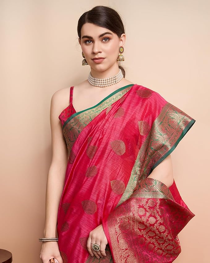 Kanjivaram Ready to Wear Silk Saree with Blouse Piece | Kanchipuram Silk
